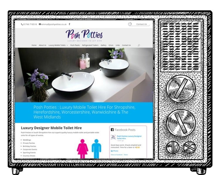 Posh Potties Toilet Hire