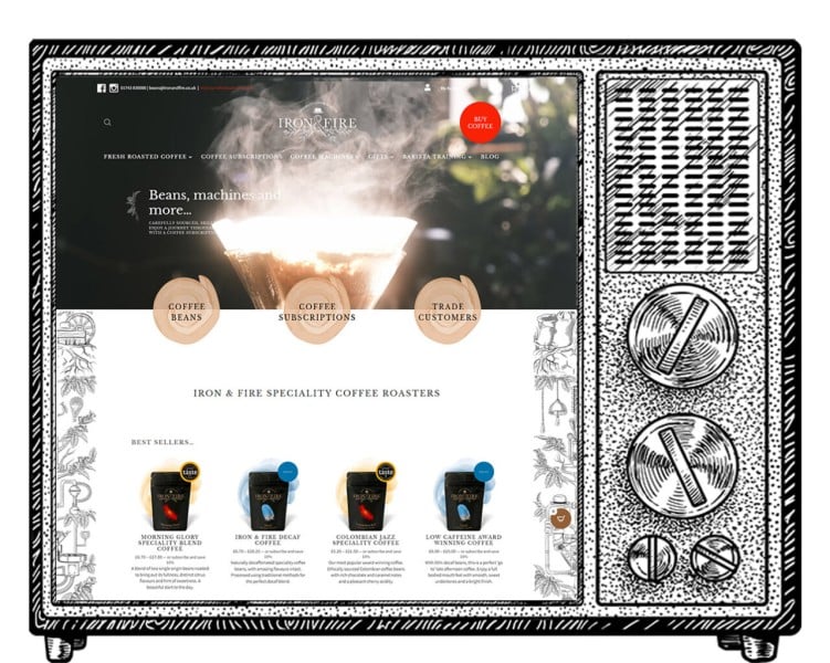 Iron & Fire coffee roasters