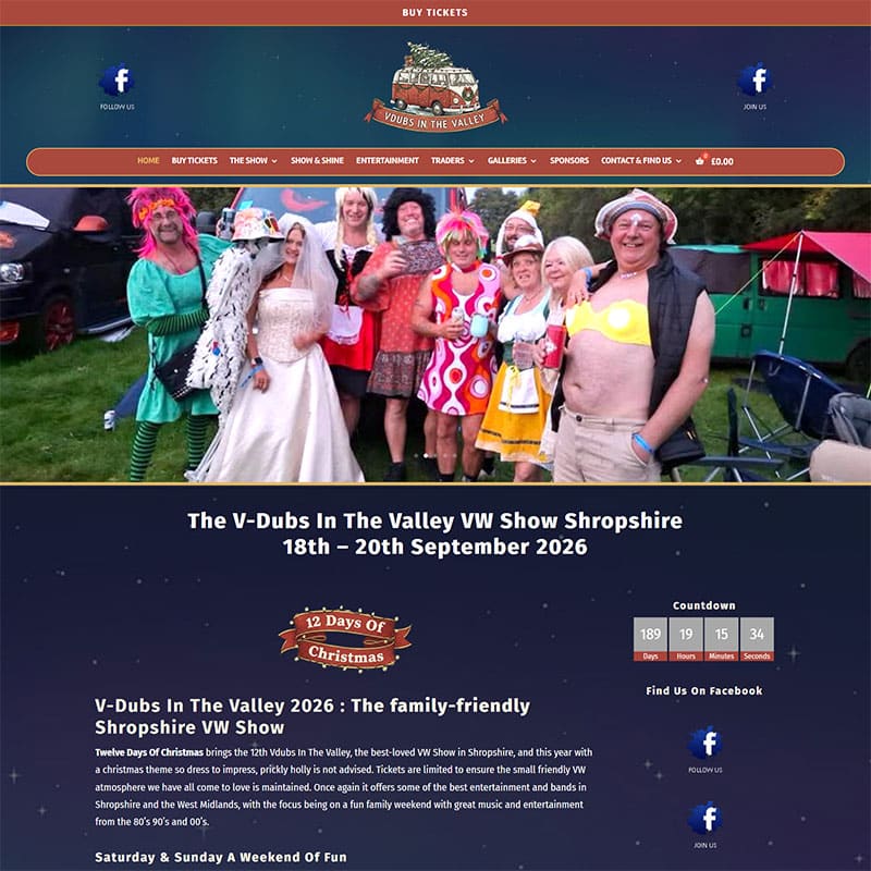 Vdubs In The Valley 2026 website