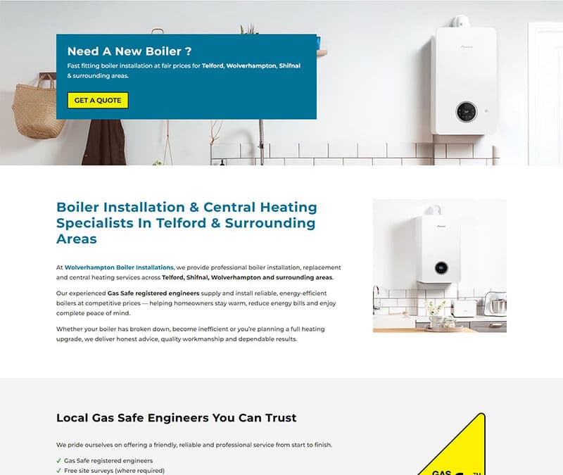 Wolverhampton Boiler Installations